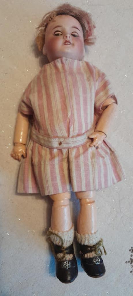 Poupée ancienne, Ophalen of Verzenden, Pop