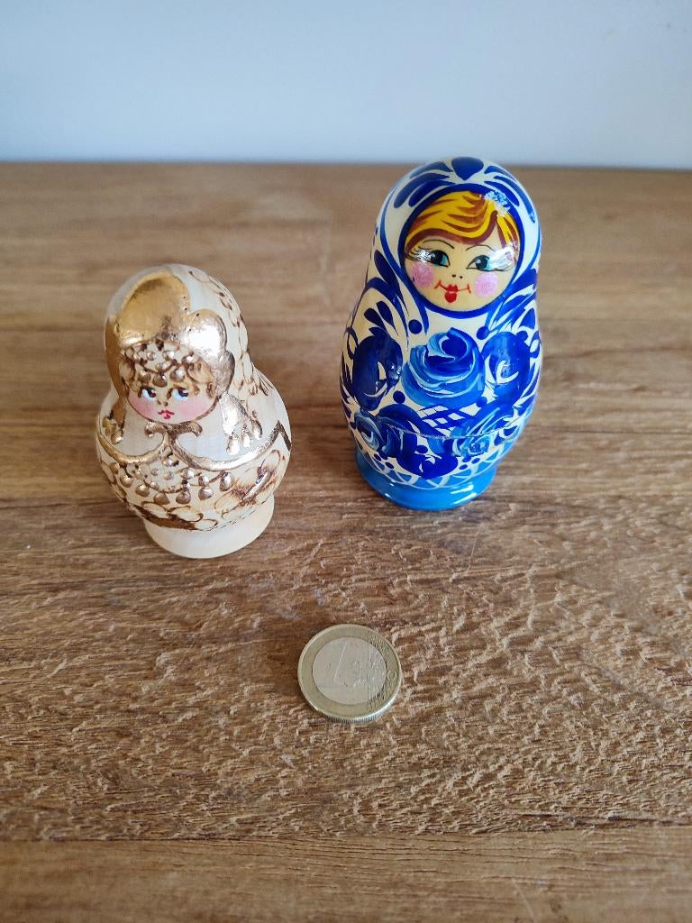 Matriochka, babouchka 1 série de 5 et 1 de 3: 15€ par série, Antiquités & Art, Enlèvement ou Envoi