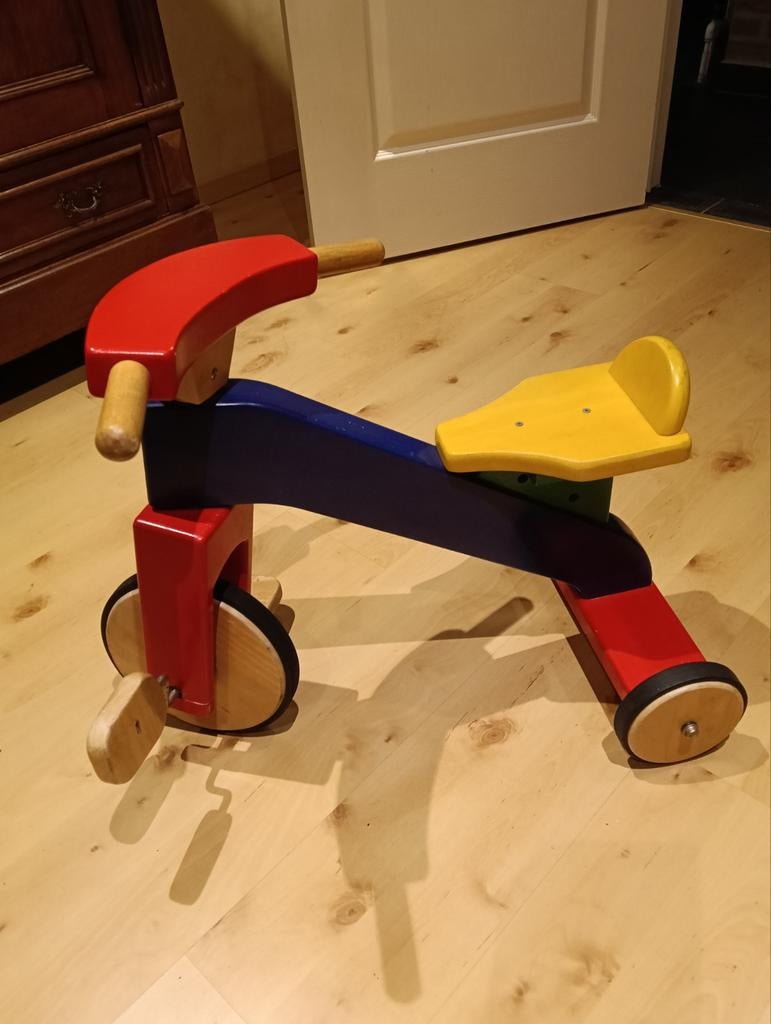 Houten driewieler, Fietsen en Brommers, Ophalen of Verzenden, Zo goed als nieuw