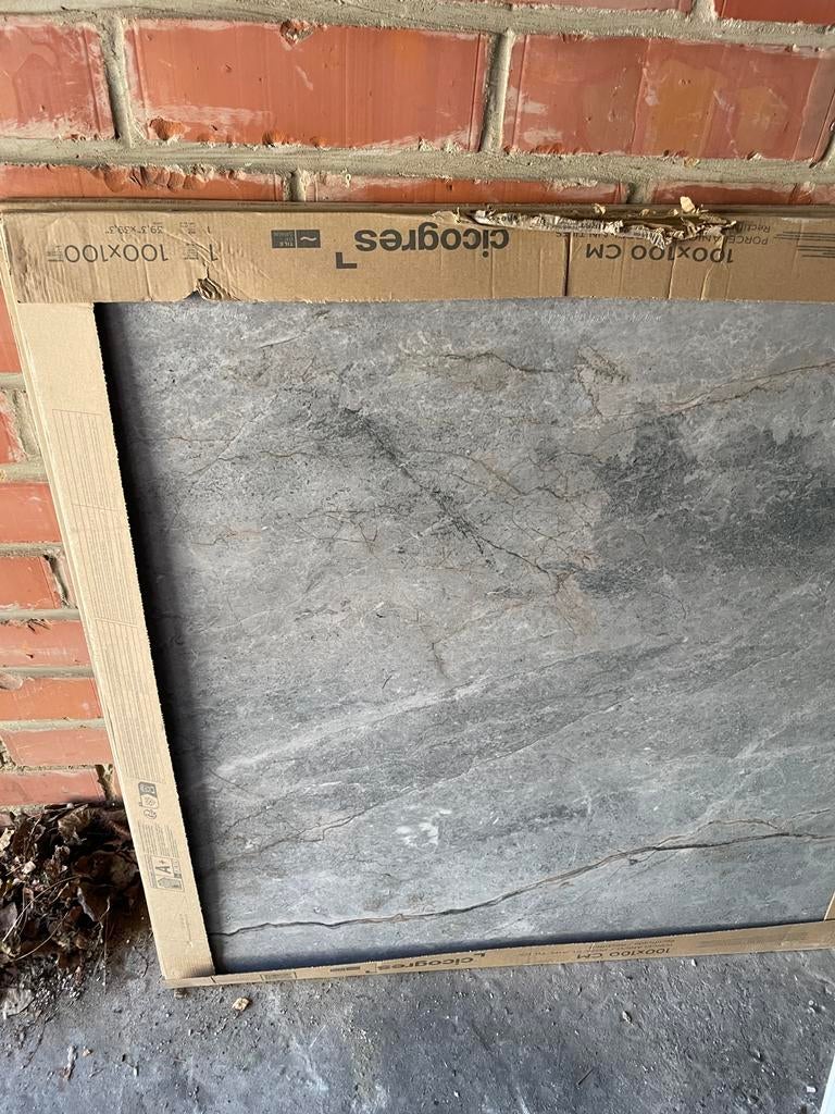 Keramische vloer- en wandtegel | 100x100 cm | Tenuta Greige, Ophalen, 60 cm of meer, Nieuw, Minder dan 5 m²