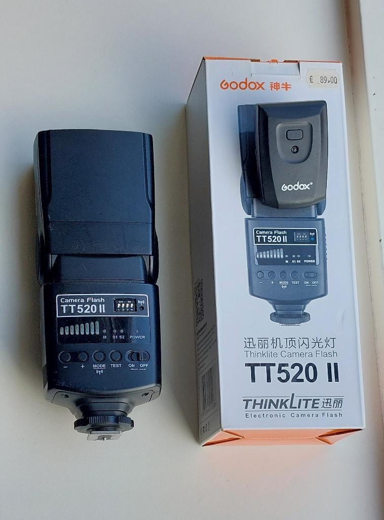 Godox speedlite TT520 II Nikon 30 euro, Ophalen of Verzenden, Gebruikt, Nikon