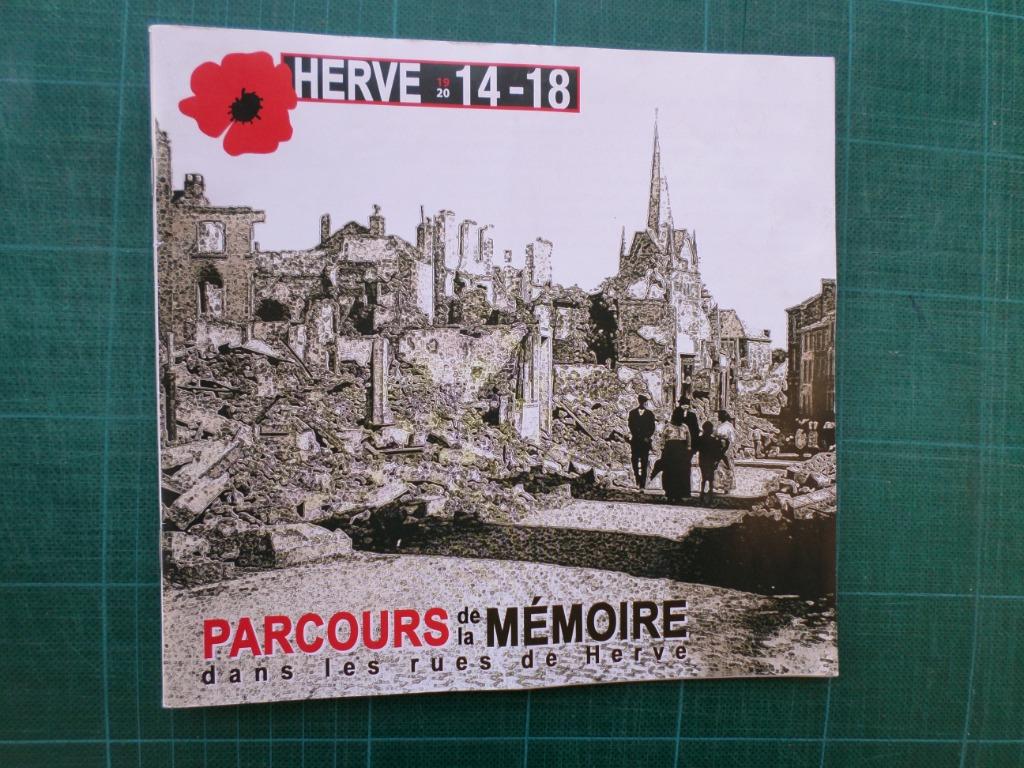 Parcours de mémoire dans les rues de Herve – 2014 – 24 pages, Livres, Histoire nationale, Comme neuf, 20e siècle ou après, Enlèvement ou Envoi
