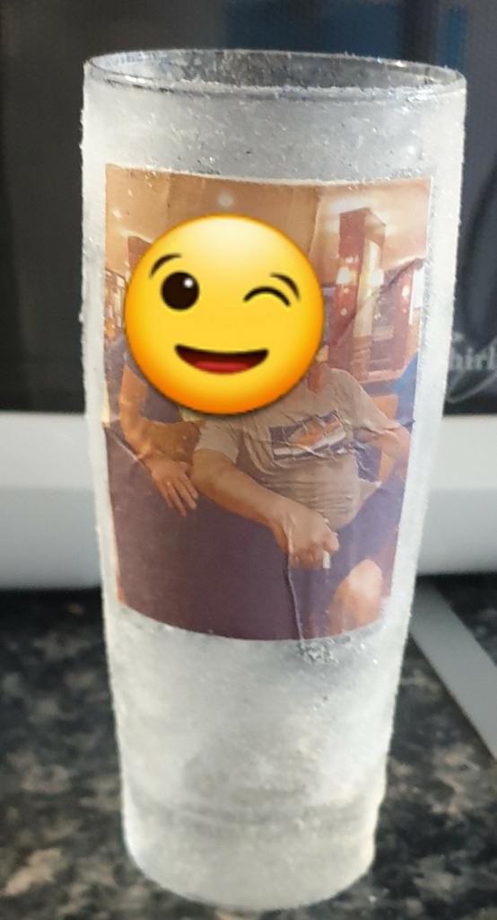 Créations sur verre personage ou photo personnalisée, Neuf
