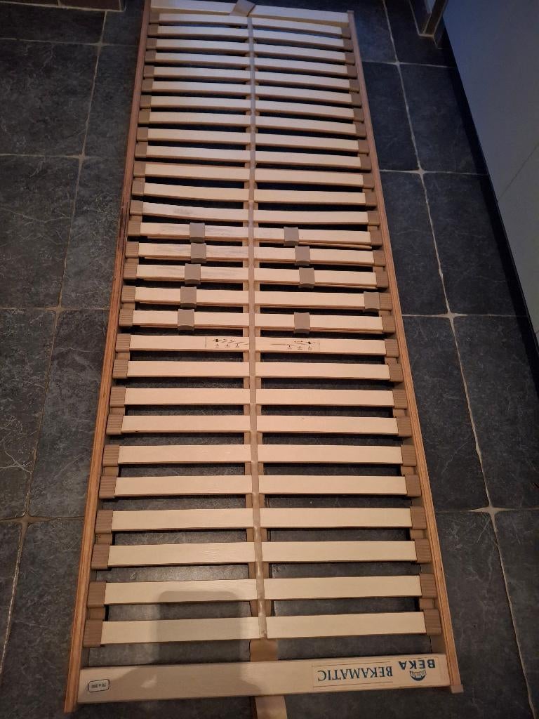 2x Lattenbodem 70x200 BEKA, Ophalen, Gebruikt, 70 cm of minder, Tweepersoons