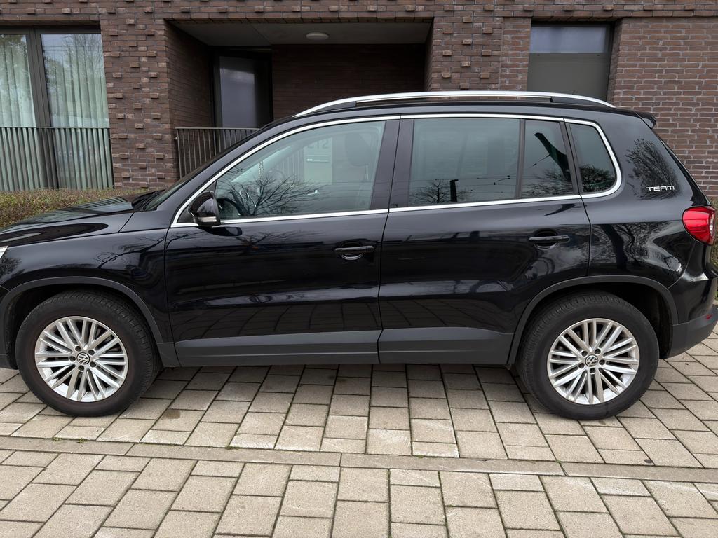 Volkswagen Tiguan, Auto's, Euro 5, Zwart, Zwart, Leder