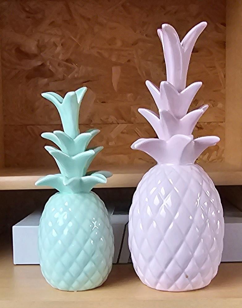 Ananas sierstukken 28 en 22 cm, Huis en Inrichting, Ophalen of Verzenden, Nieuw, Overige kleuren, Overige typen