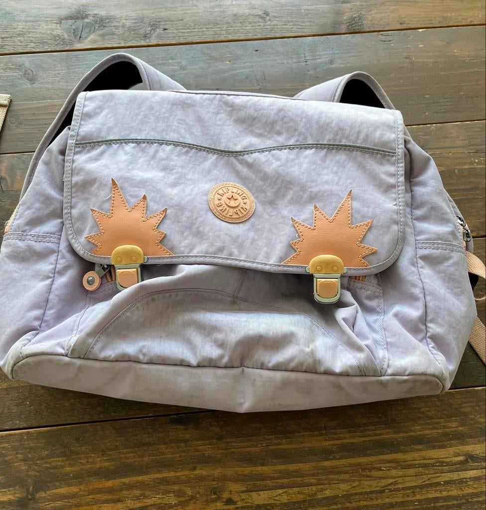 Kipling boekentas 2 stuks + 2 nieuwe pennezak, Ophalen, Gebruikt, Overige kleuren, Aktetas of Boekentas