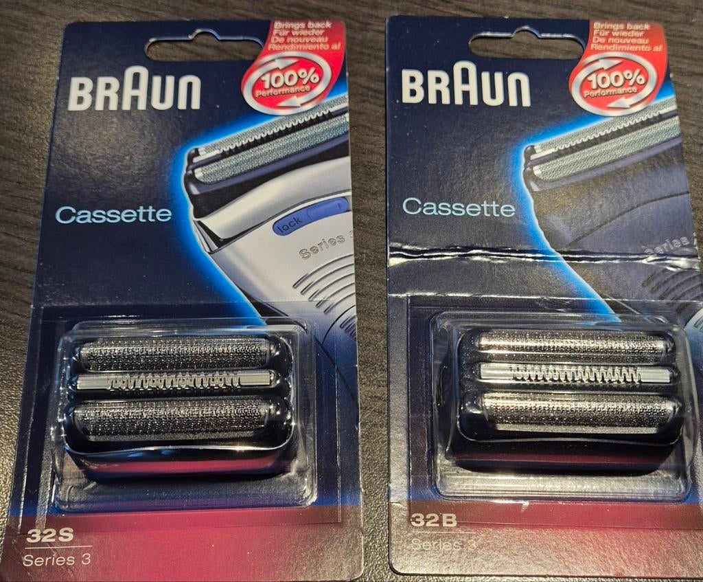 Braun 32B ou 32S tête de rasoirs série 3 ou 4, Enlèvement ou Envoi, Comme neuf