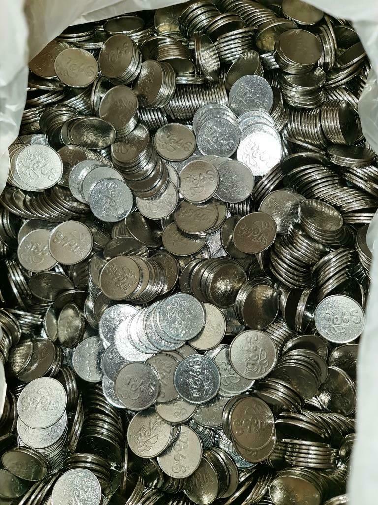 Lot van 500 nieuwe tokens voor IGT Bally jackpot gokautomaat, Verzamelen, Ophalen of Verzenden, Nieuw