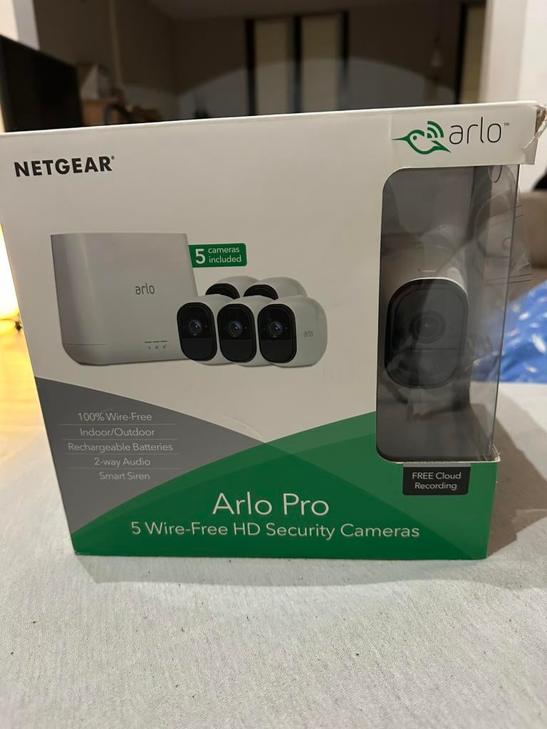 Arlo Pro Netgerar set 5x cameras, Enlèvement, Comme neuf