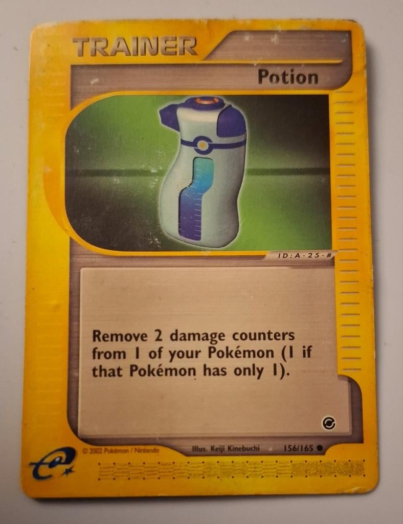 Pokémon Potion Kaart uit 2002, Verzenden