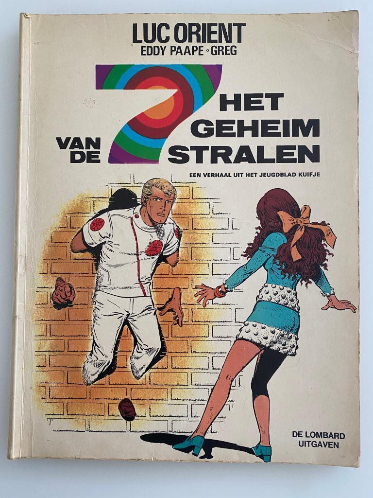Luc Orient 6 Het geheim van de 7 stralen 1974 1ste druk, Enlèvement ou Envoi, Une BD, Utilisé, Paape