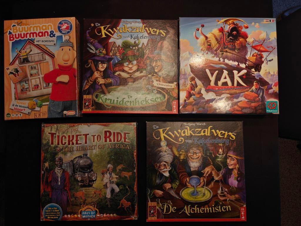 Verschillende gezelschapsspellen/bordspellen (NIEUW), Vijf spelers of meer, Ophalen of Verzenden, Nieuw, 999 Games