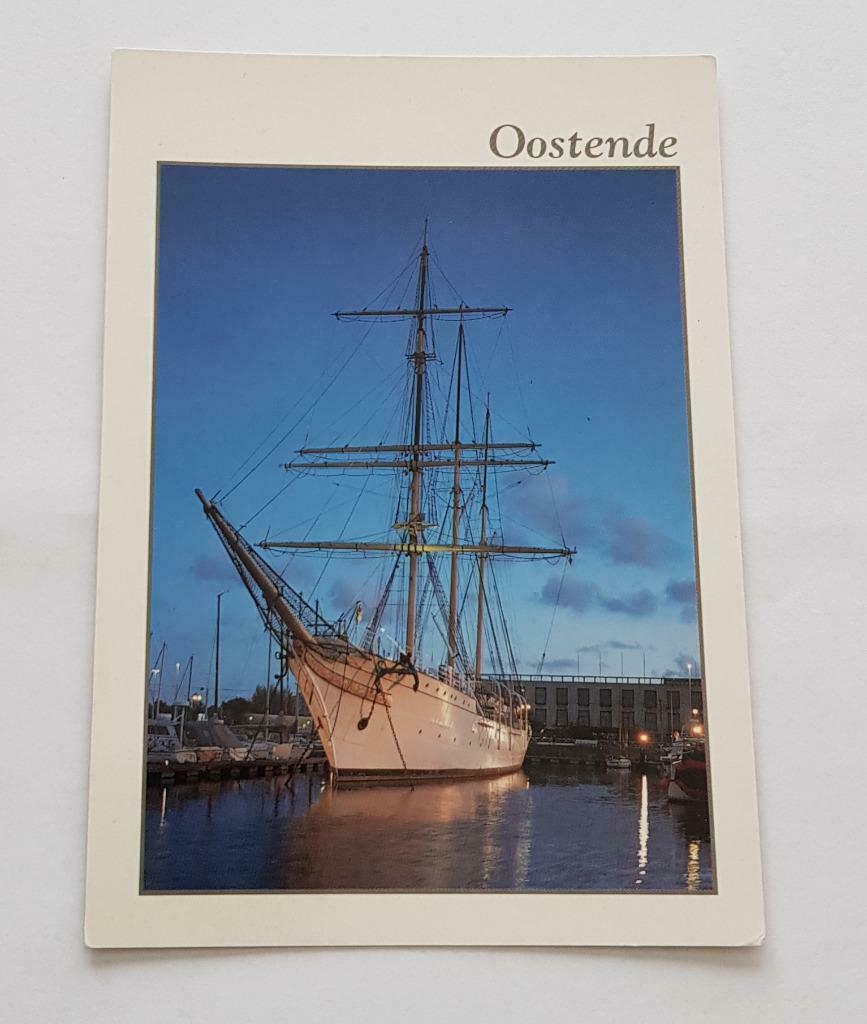 2 Ansichtkaarten: Oostende (België) de Mercator, Verzamelen, Postkaarten | België, Gelopen, West-Vlaanderen, 1960 tot 1980, Ophalen of Verzenden