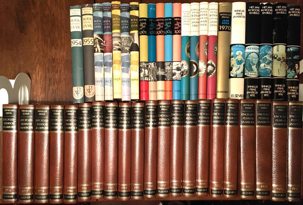 Winkler Prins Elsevier Encyclopedisch Jaarboek, Boeken, Encyclopedieën, Ophalen of Verzenden, Gelezen, Algemeen, Complete serie