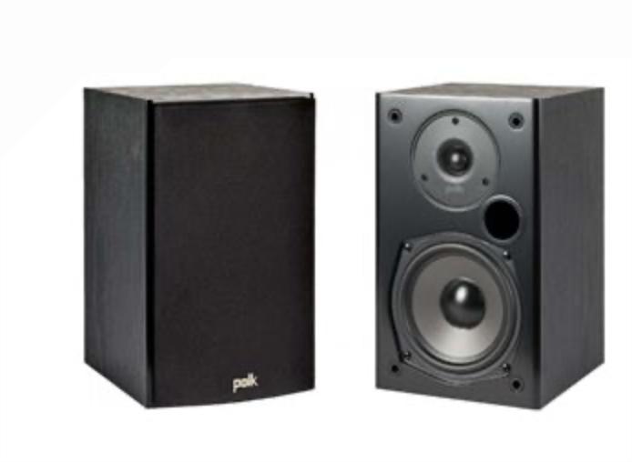 Enceinte bibliothèque Polk T15 Black, TV, Hi-fi & Vidéo, Enlèvement, Comme neuf, 60 à 120 watts