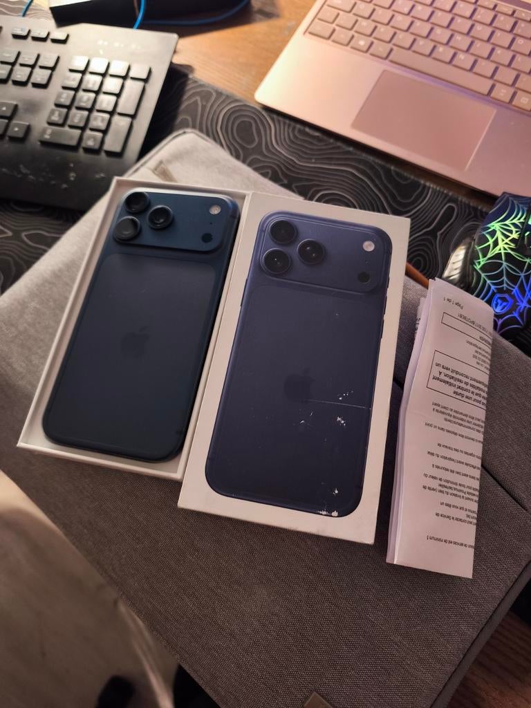 iPhone 17 pro max 256 Go avec facture et garantie, Télécoms