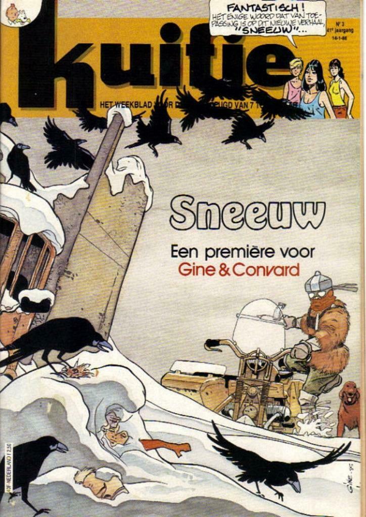 Weekblad Kuifje van 14-1-1986, 41ste Jaargang, Nummer 3, Enlèvement ou Envoi, Utilisé, Plusieurs comics, Europe