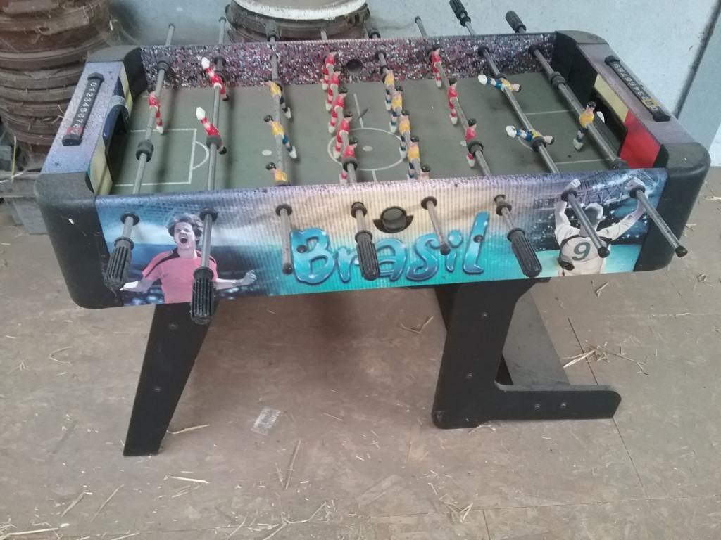 Voetbal tafel, Een of twee spelers, Ophalen, Zo goed als nieuw
