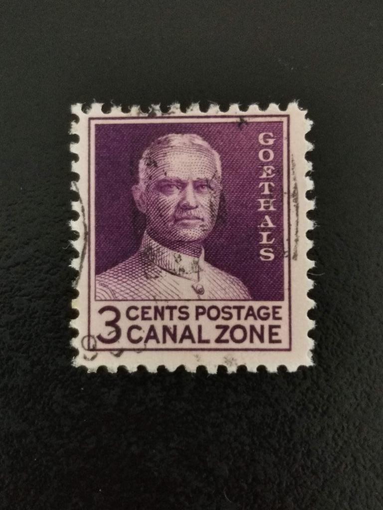 Zone du canal de Panama 1934 - George Washington Goethals, Enlèvement ou Envoi, Affranchi, Amérique centrale