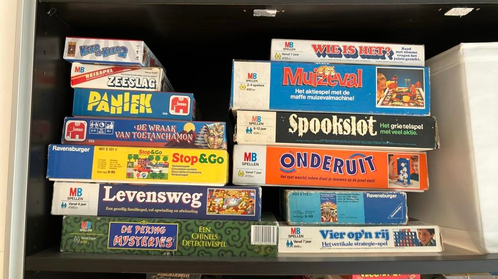 Vintage gezelschapsspellen, Enlèvement ou Envoi, Utilisé