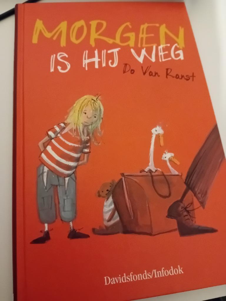 Boek morgen is hij weg do van ranst, Boeken, Ophalen of Verzenden, Zo goed als nieuw