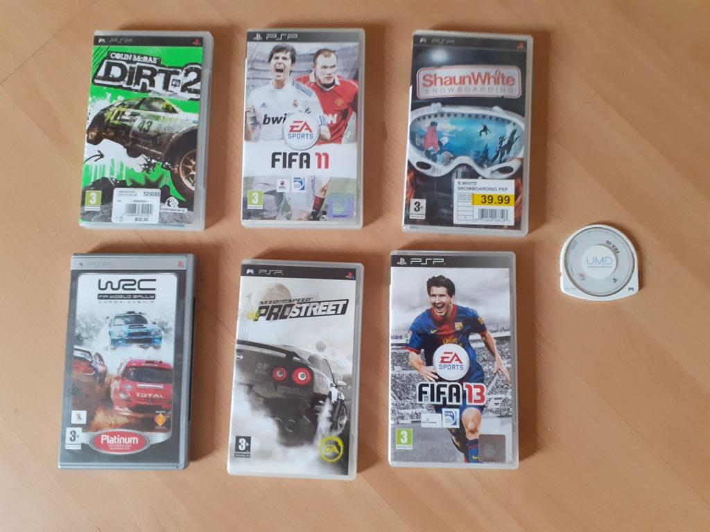 7 JEUX PSP, Games en Spelcomputers, Spelcomputers | Sony PSP, Ophalen, Zwart, PSP, Gebruikt