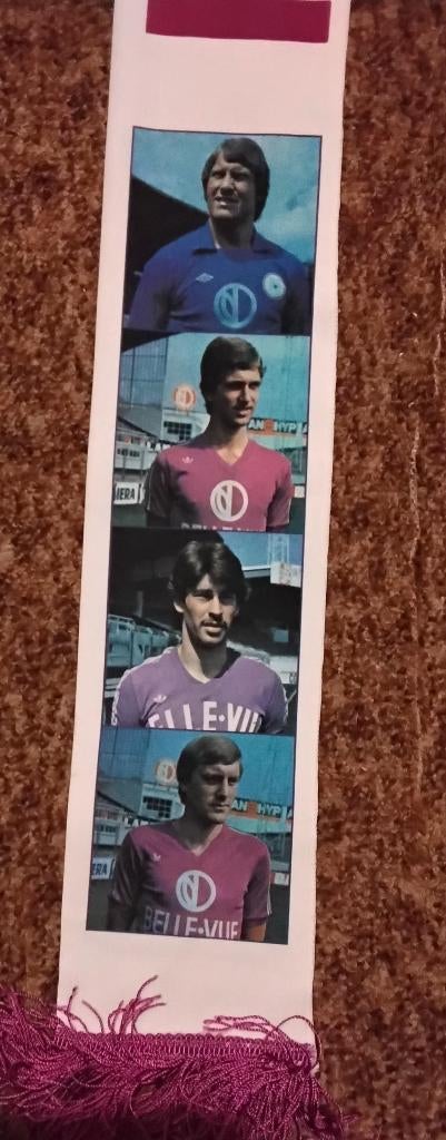 Vintage sjaal van RSC Anderlecht uit 1980, Ophalen of Verzenden, Zo goed als nieuw, Overige typen