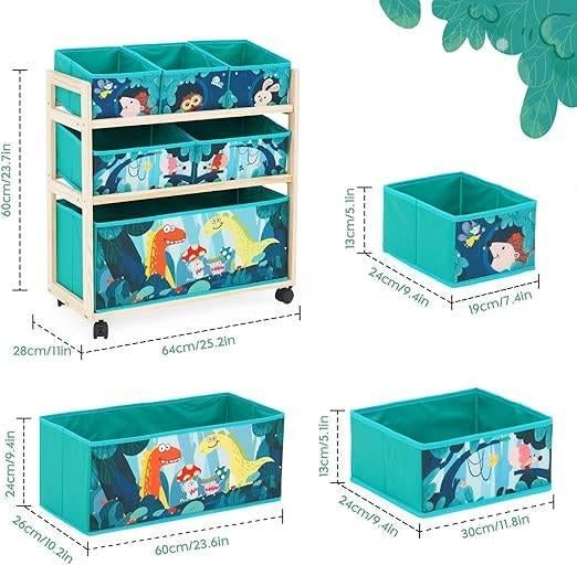 Organiseur de jouets pour enfants | LIVRAISON GRATUITE, Neuf, -, HOMCENT, -