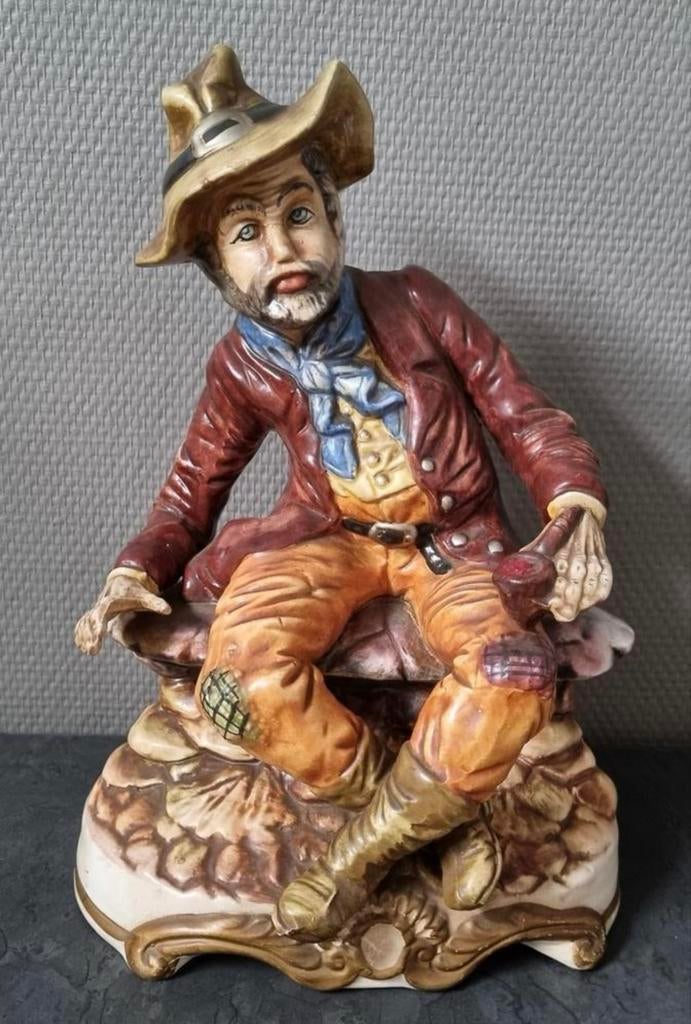 Beeld Man Capodimonte Italie, Enlèvement ou Envoi, Comme neuf