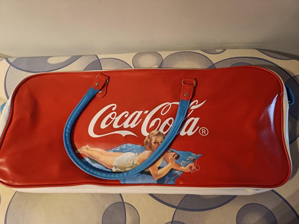 vintage weekendtas "Coca-Cola", 20 tot 30 cm, Nieuw, Ophalen of Verzenden, 60 tot 80 cm