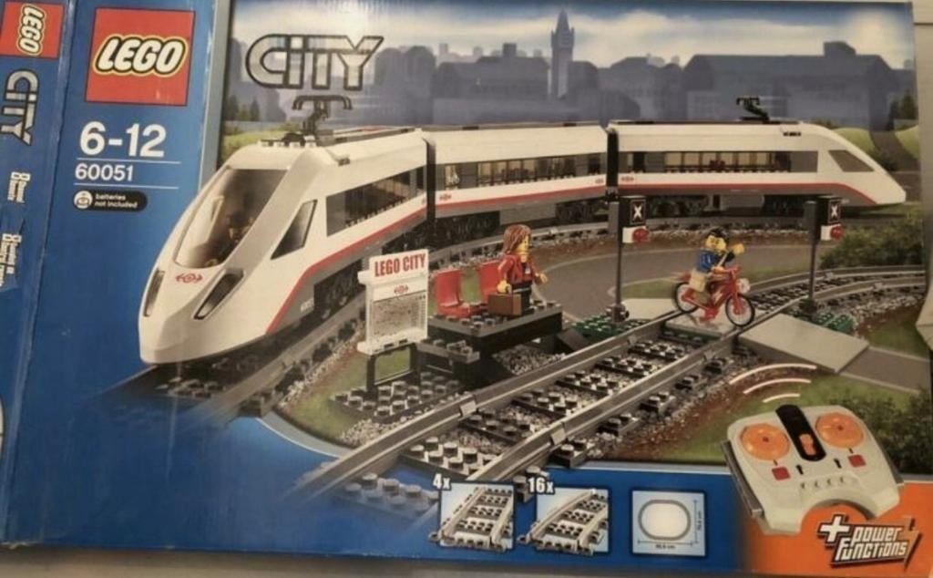 Lego city hogesnelheidstrein 60051, Enlèvement ou Envoi, Comme neuf, Lego