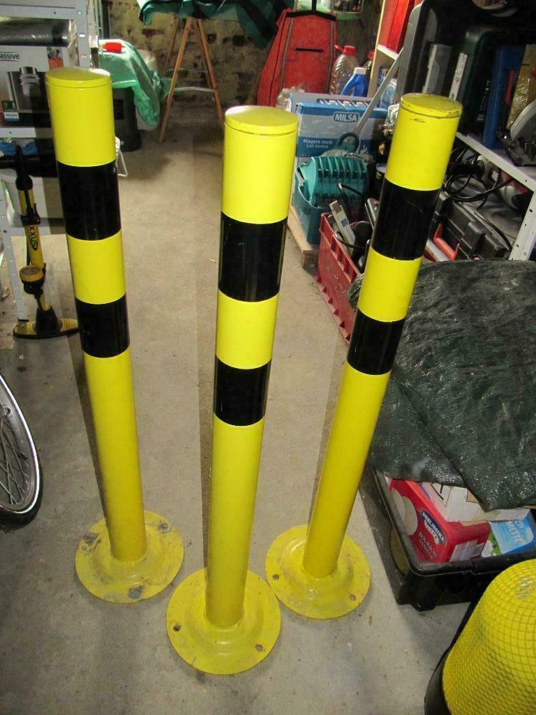 Poteaux de protection en acier, Enlèvement, Comme neuf, 1 à 2 mètres