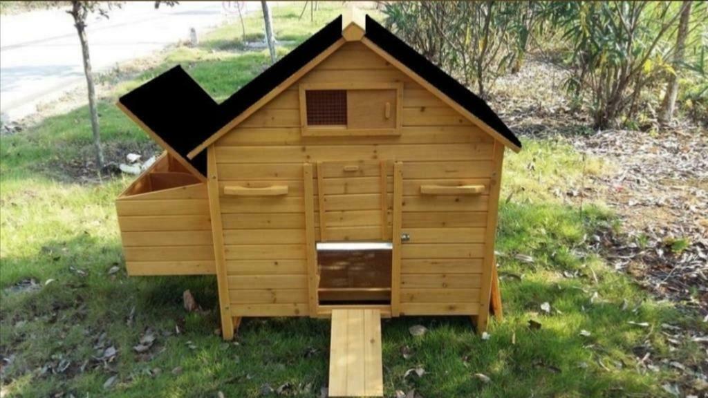 Poulailler XXL 6-8 poules abri poule volaille basse cour TOP, Animaux & Accessoires, Envoi, Neuf, Poulailler