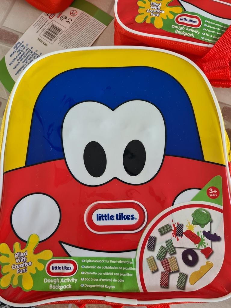 Little tikes rugzak met plasticine en vormen, Ophalen of Verzenden, Nieuw, Knutselen