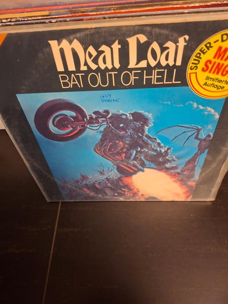 12" - meat loaf - bat out of hell - orange vinyl - bak 2, Ophalen of Verzenden, Gebruikt