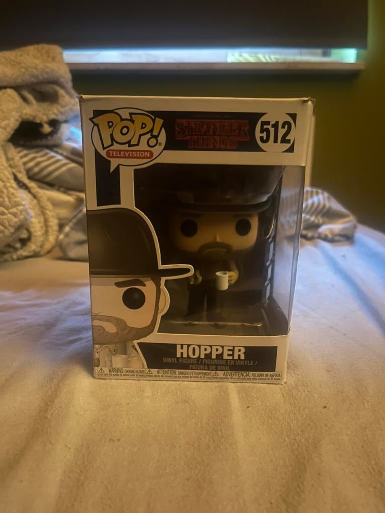 Hopper funko pop, Ophalen of Verzenden, Zo goed als nieuw, Actiefiguurtje