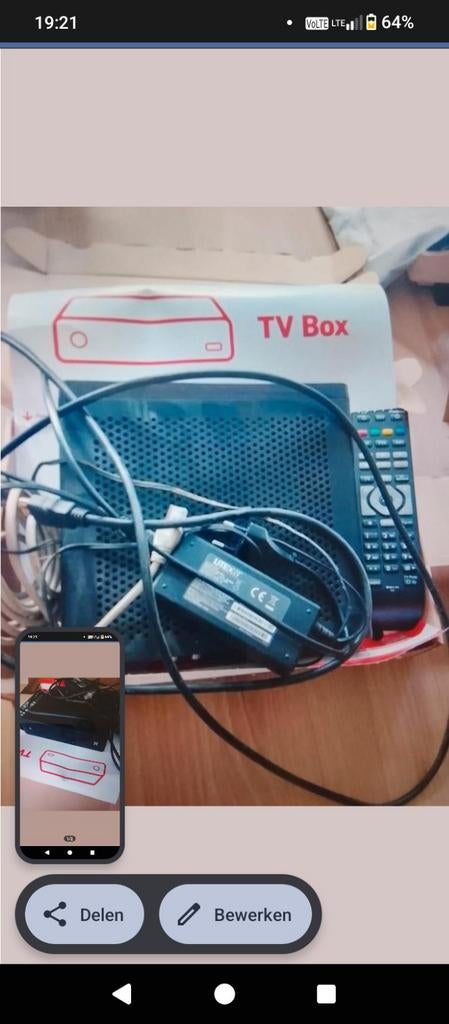 Tv box Scarlet (proximus ? Compleet, Ophalen