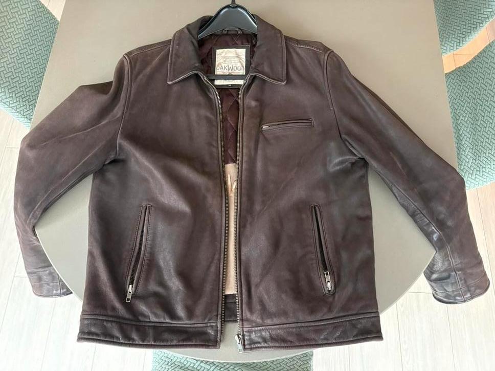 Veste en cuir Oakwood XL, Kleding | Heren, Ophalen, Oakwood, Bruin, Maat 56/58 (XL)