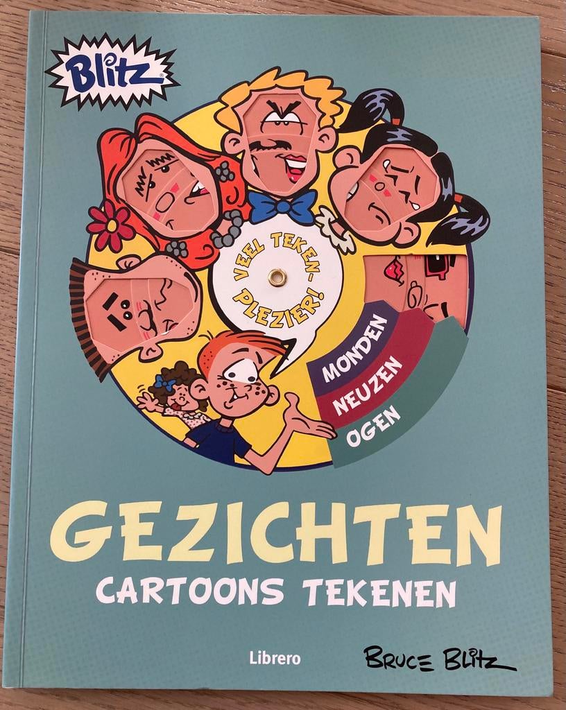 Bruce Blitz - Cartoons tekenen - Gezichten, Ophalen of Verzenden, Zo goed als nieuw, Boek of Gids