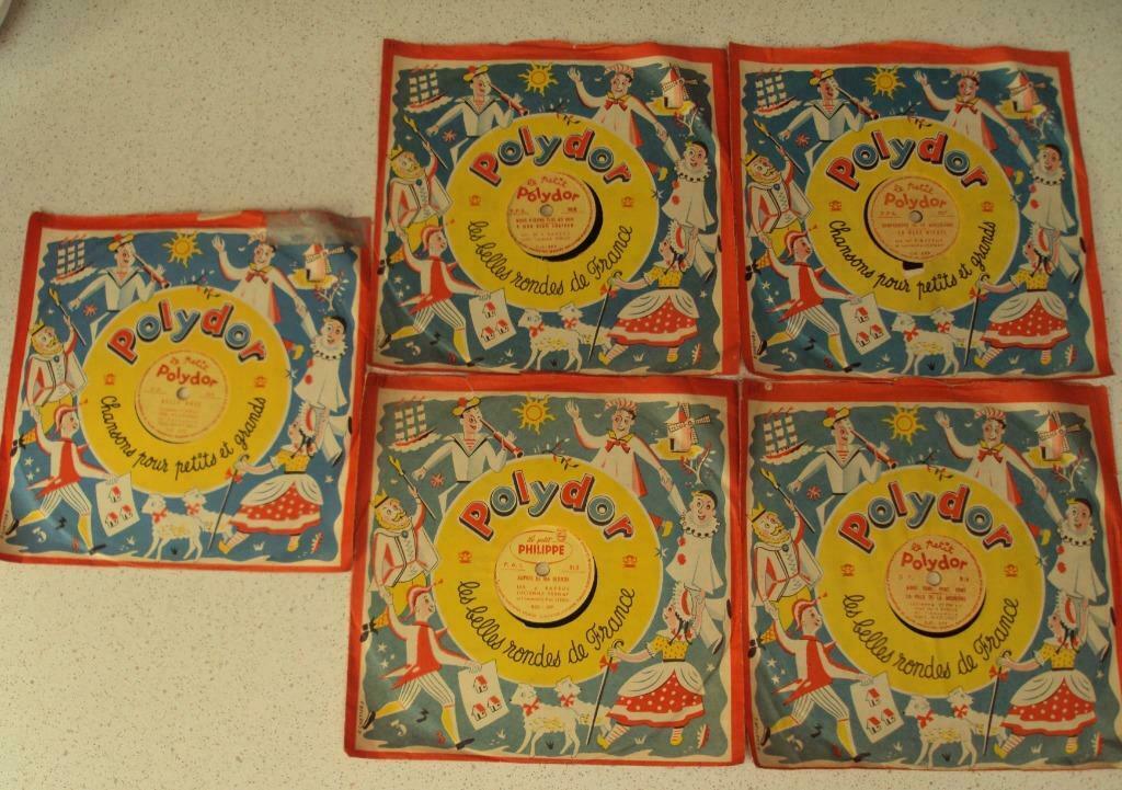 8 Vintage Single's "Le Petit Philippe" & "Le Petit Polydor, Enlèvement ou Envoi, Autres formats, Enfants et Jeunesse, Single