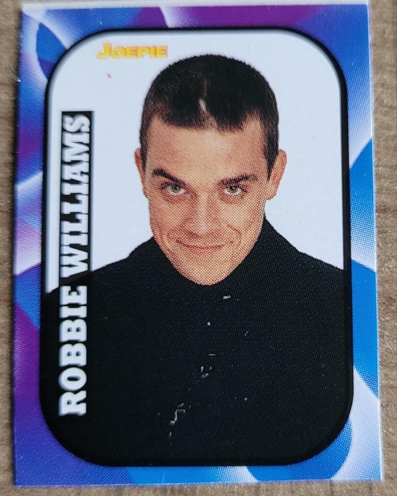 Mini-sticker: Robbie Williams (Joepie), Enlèvement ou Envoi, Comme neuf, Autres types