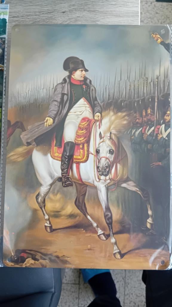 Napoleon groet de oude garde op paard Borodino., Verzamelen, Ophalen of Verzenden
