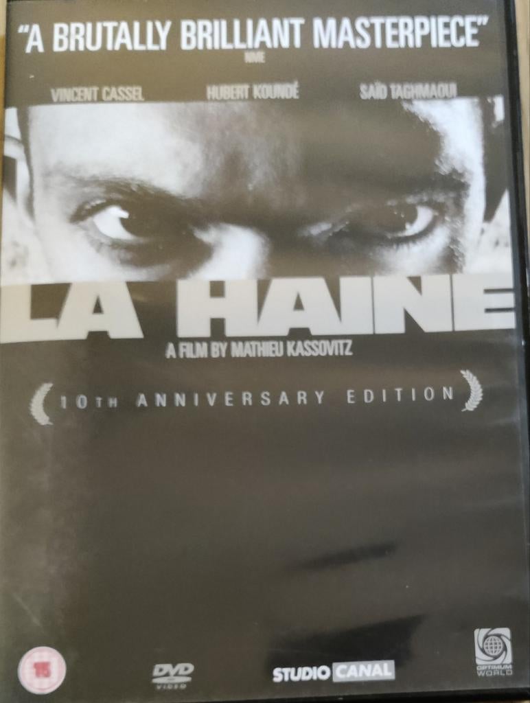 La Haine (1995) (Vincent Cassel) Zeldzaam! DVD, Enlèvement ou Envoi, Comme neuf