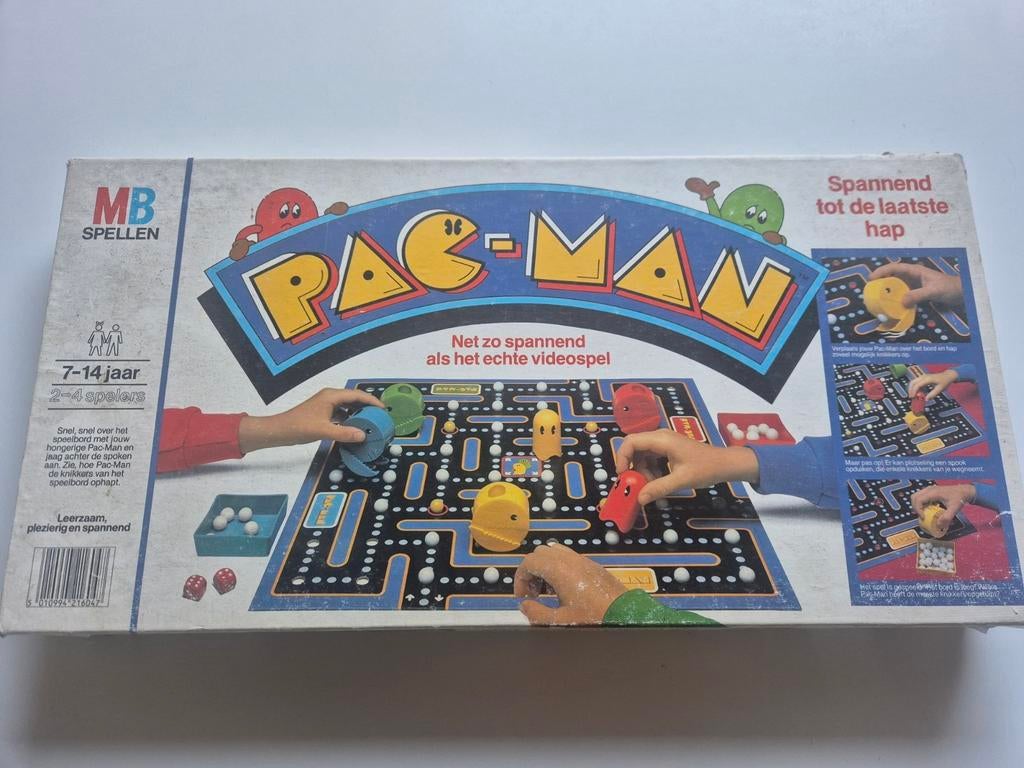 Gezelschapspel Pac Man Mb, Ophalen of Verzenden, Zo goed als nieuw