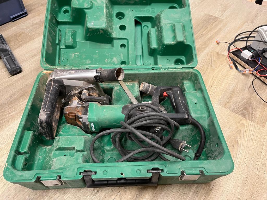 Hikoki sleuvenfreesmachine / slijpschijf CM5MAWTZ 125mm, Enlèvement, Utilisé, 1000 watts ou plus, Autres types