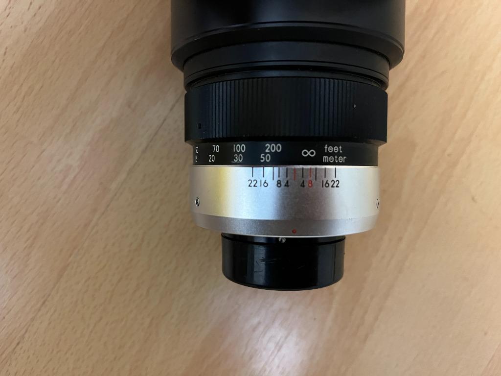 Topcon 200mm f 4.0 tokyo Kogaku UV telelens, Ophalen, Gebruikt, Telelens