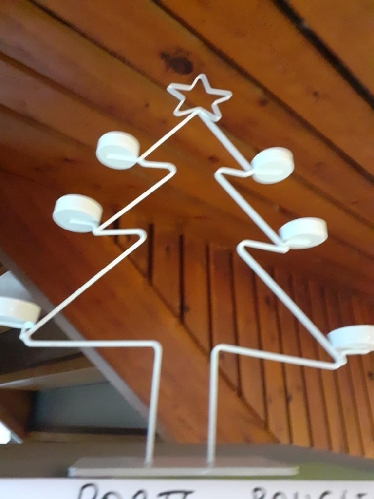 NOEL GRAND SAPIN PHOTOPHORE EN FER, Enlèvement, Neuf