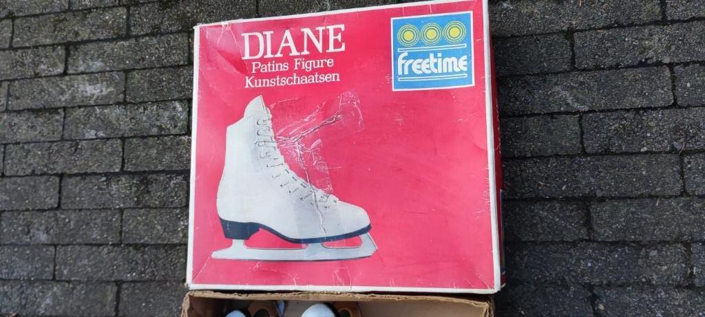 Lederen kunstschaatsen Freetime maat 38 Diane schaatsen, Sport en Fitness, Schaatsen, Ophalen of Verzenden, Gebruikt, Kunstschaatsen