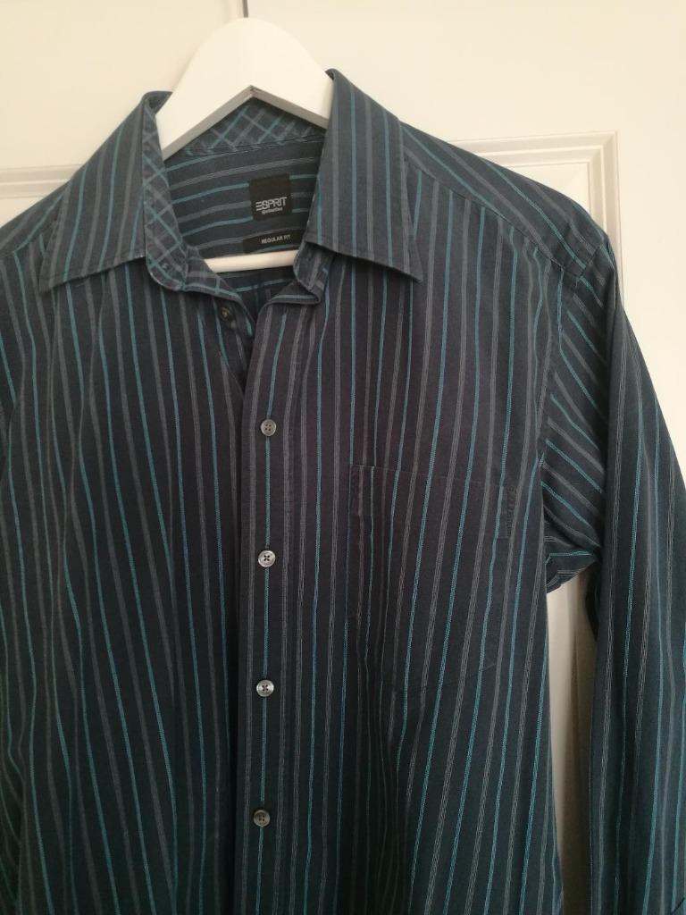 Herenhemd (Mexx, maat M), Kleding | Heren, Overhemden, Mexx, Blauw, Gedragen, Halswijdte 39/40 (M)